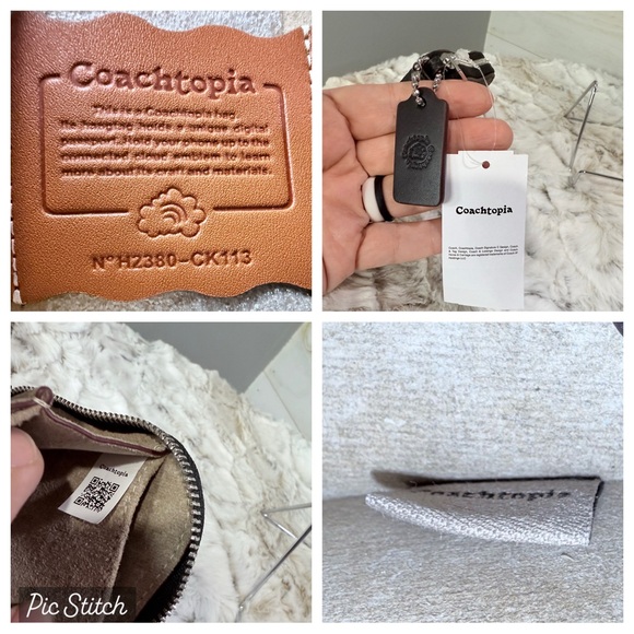 Coachtopia Wavy Dinky CK113 Black w/ Tortoise Chain with Dust Bag and Crossbody - Picture 13 of 13